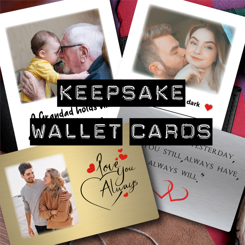 Metal Keepsake Wallet Cards