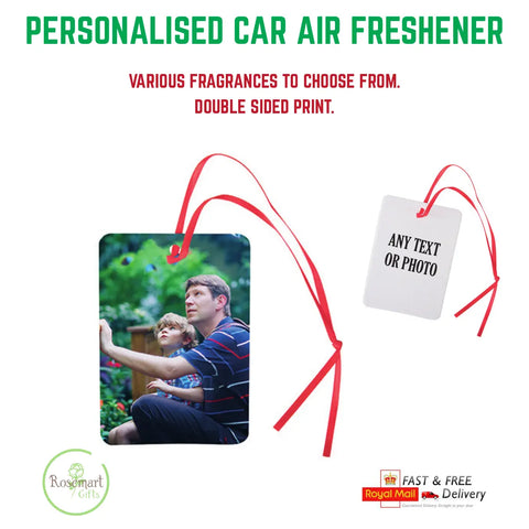 Personalised Rectangular Car Air Fresheners