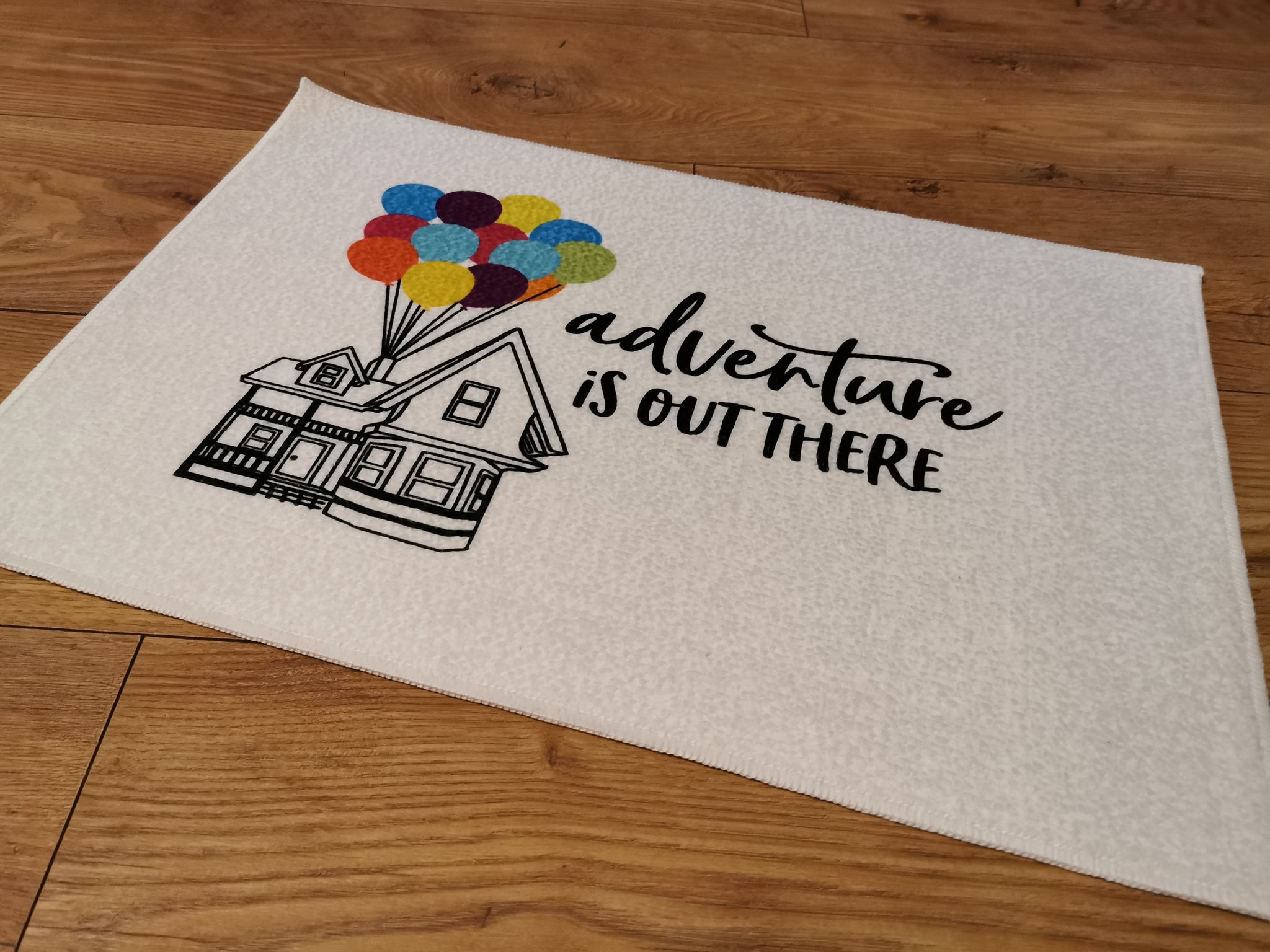 Personalised photo text logo printed floor mat