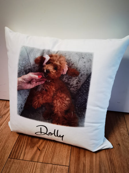 Personalised Printed photo or text printed soft cushions