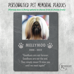 Personalised pet hot sale plaques